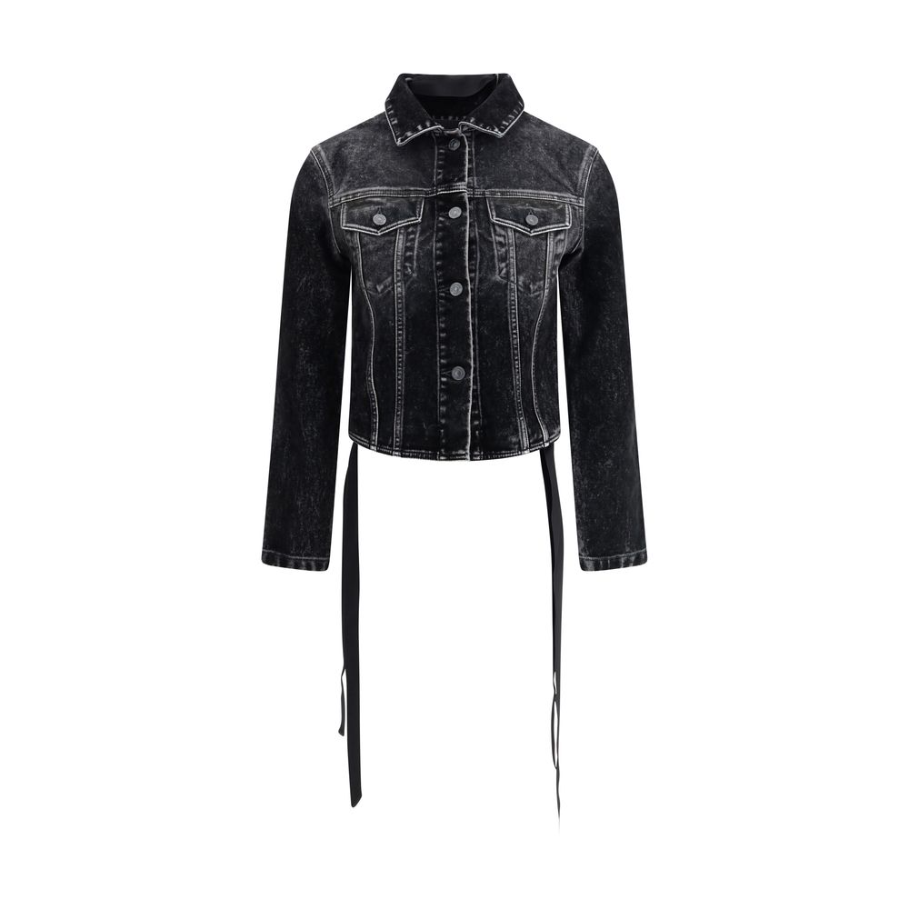 Balenciaga denimjakke med bånd