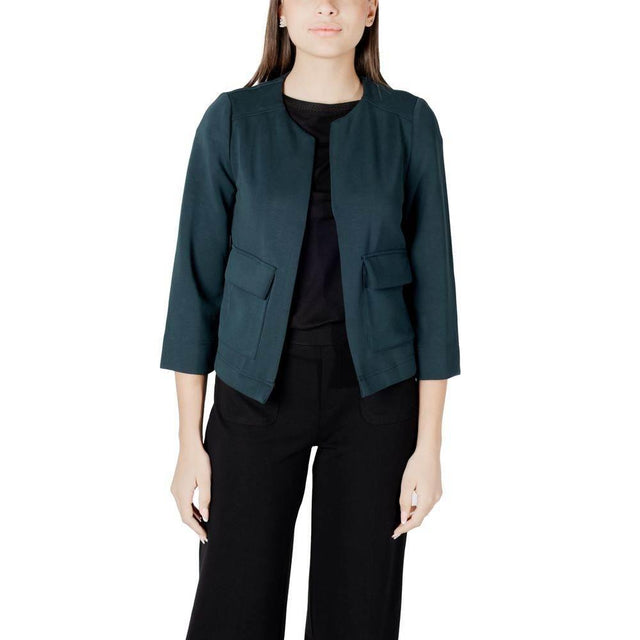 Street One Green Modal Jackets & Coat - Hilstor