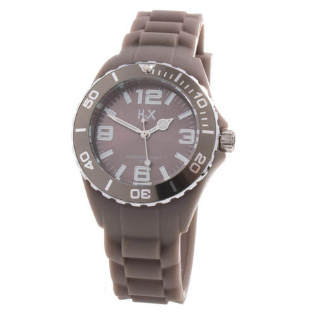 Haurex Brown Rubber Watch - Hilstor