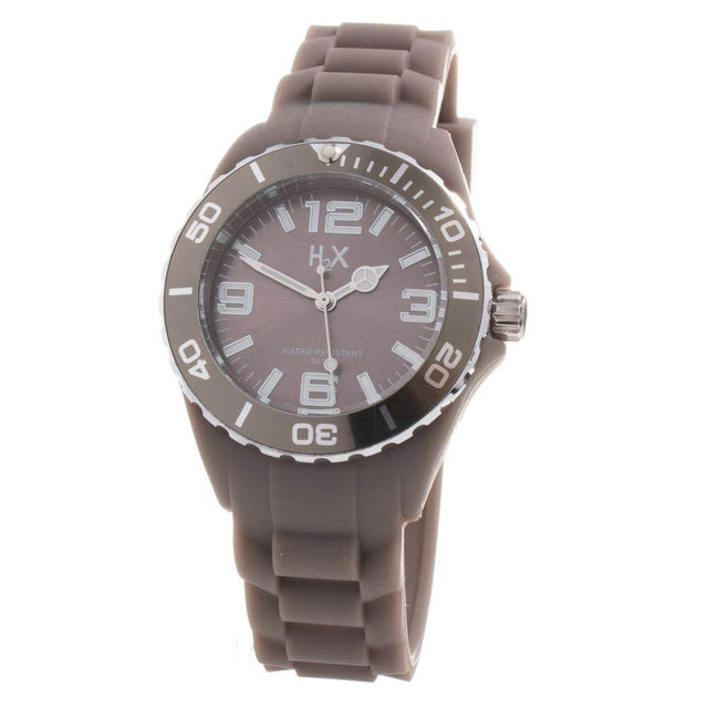 Haurex Brown Rubber Watch - Hilstor