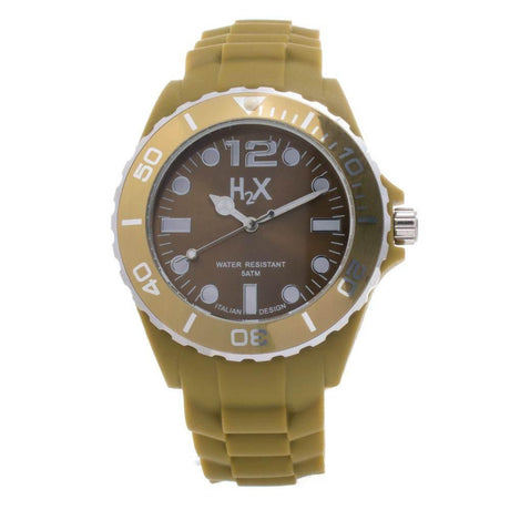 Haurex Brown Rubber Watch - Hilstor