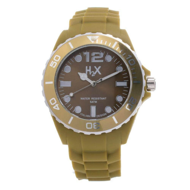 Haurex Brown Rubber Watch - Hilstor