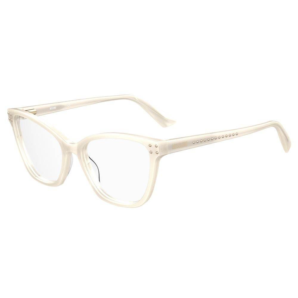 Moschino Cream Acetate Frames - Hilstor