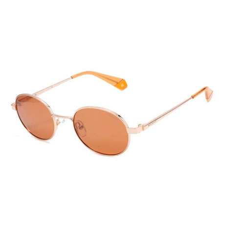 Polaroid Gold Metal Sunglasses - Hilstor
