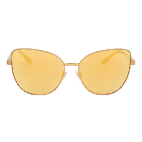 Polo Ralph Lauren Brown Metal Sunglasses - Hilstor