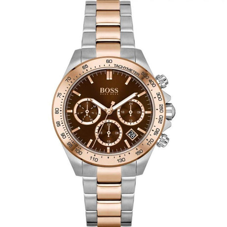 Hugo Boss Bicolor Stainless Steel Watch - Hilstor