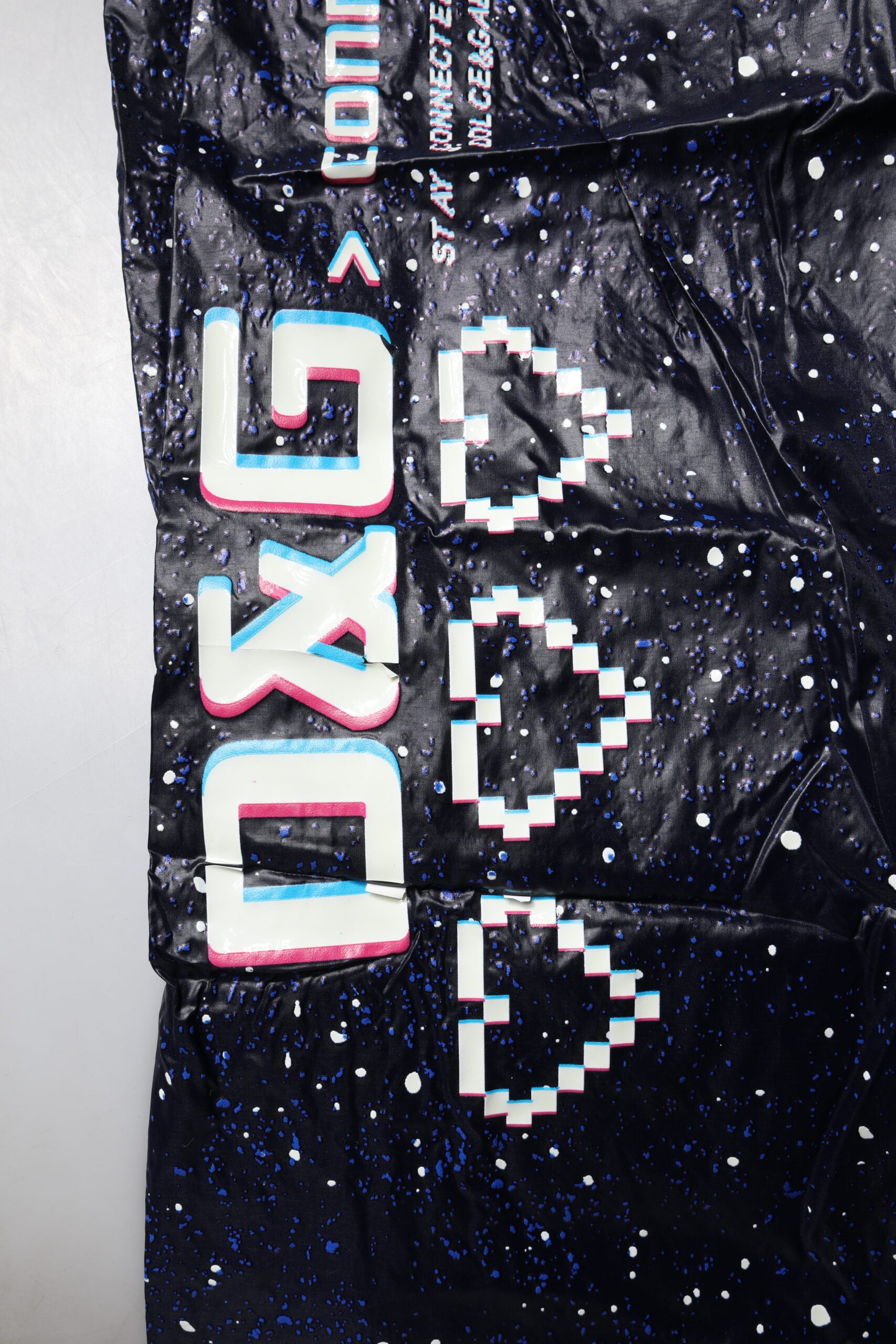 Dolce & Gabbana Dark Blue DG Game Print Bomulds joggerbukser