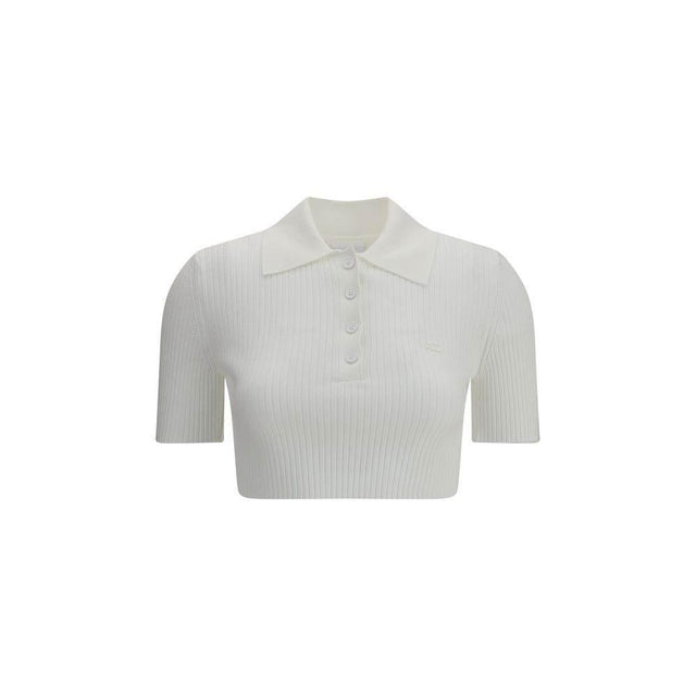 Courrėges Cropped Polo Shirt - Hilstor