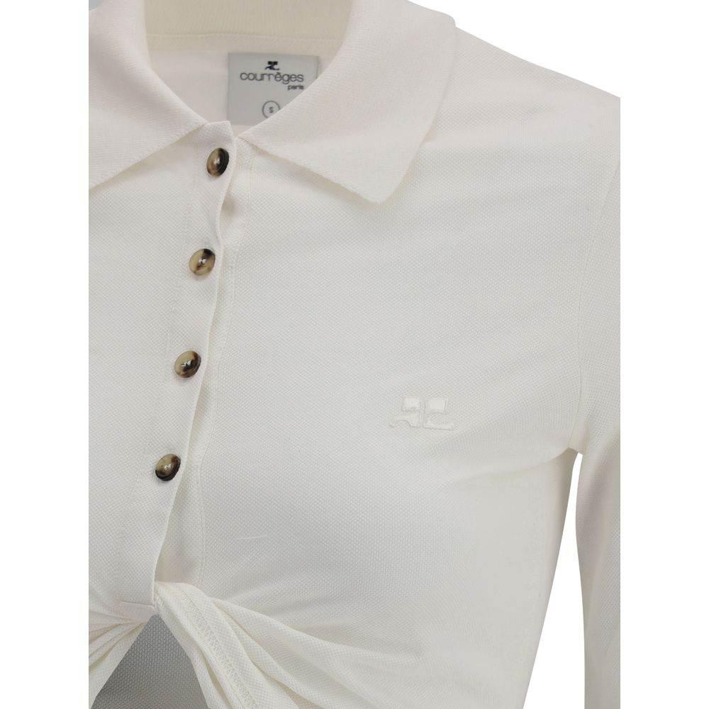 Courrėges Courrèges Polo with twisted detail - Hilstor