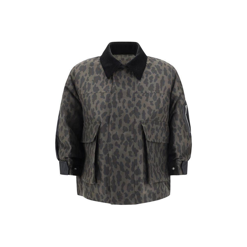 Sacai Leopard Bomber Jacket - Hilstor