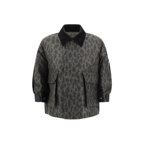 Sacai Leopard Bomber Jacket - Hilstor