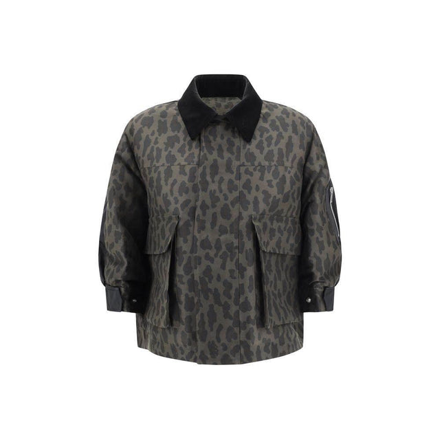 Sacai Leopard Bomber Jacket - Hilstor