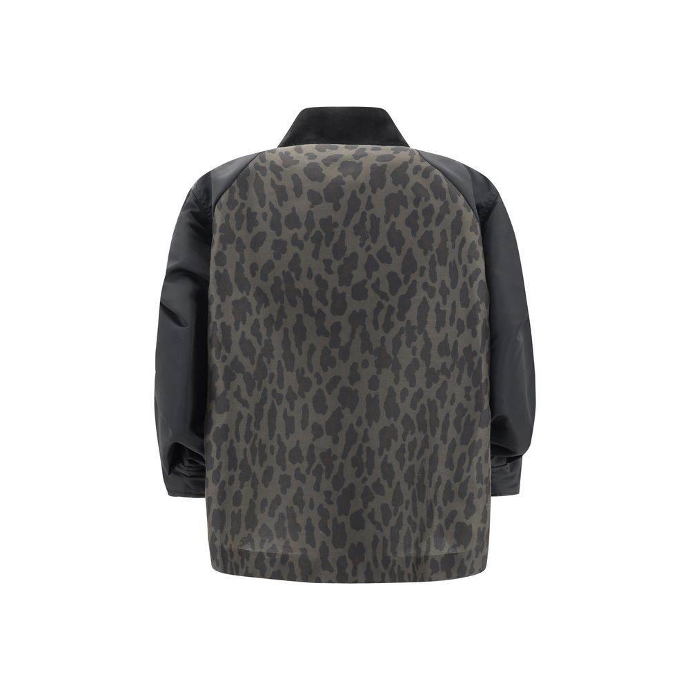 Sacai Leopard Bomber Jacket - Hilstor