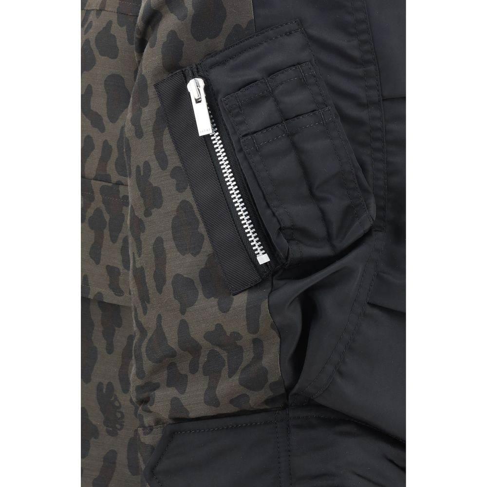 Sacai Leopard Bomber Jacket - Hilstor