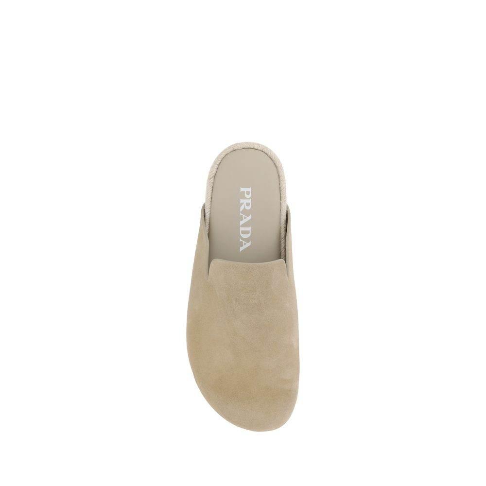 Prada Suede leather Sabots - Hilstor
