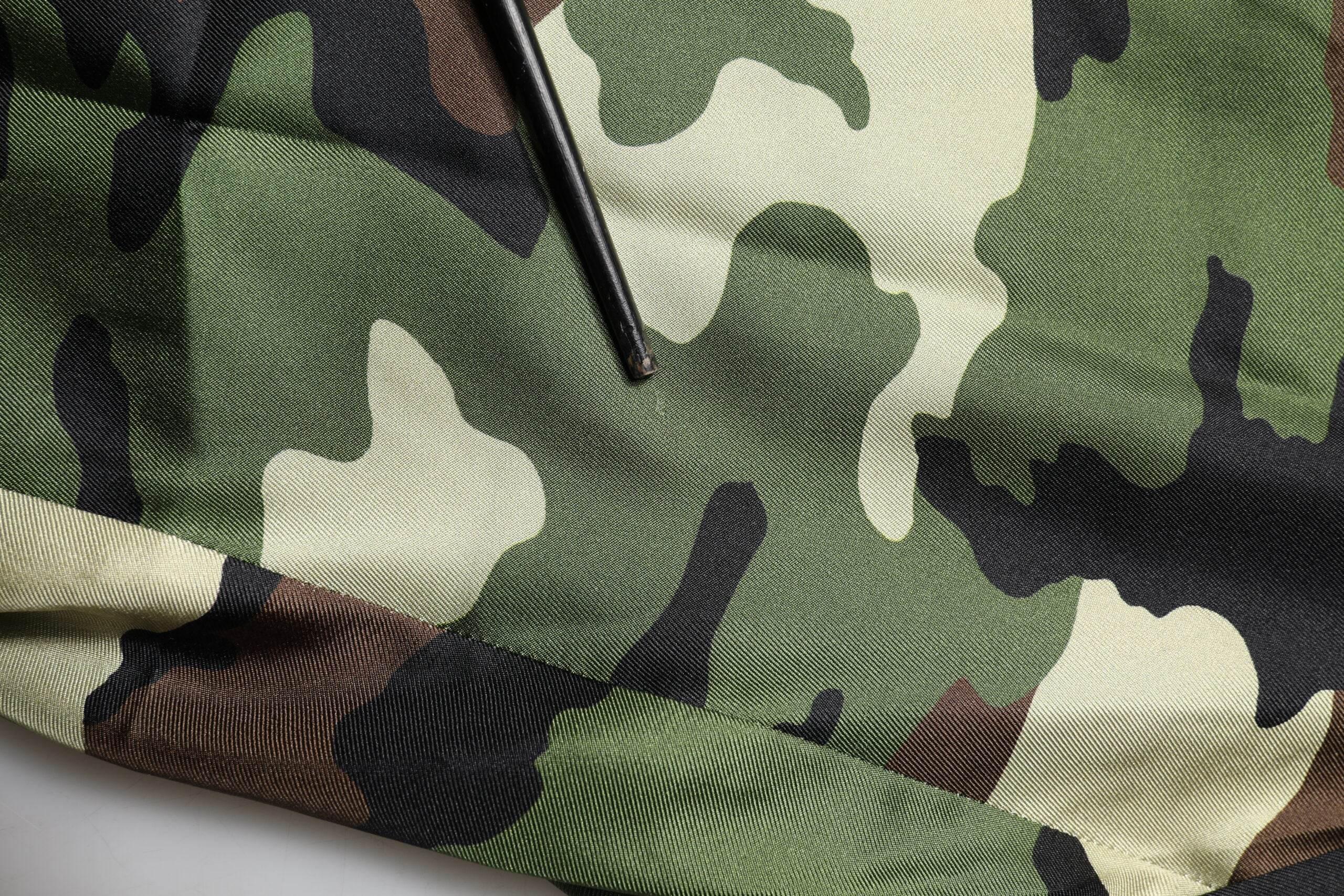 Dolce & Gabbana Multicolor Camouflage Silk Mid Waist Bermuda Shorts - Hilstor