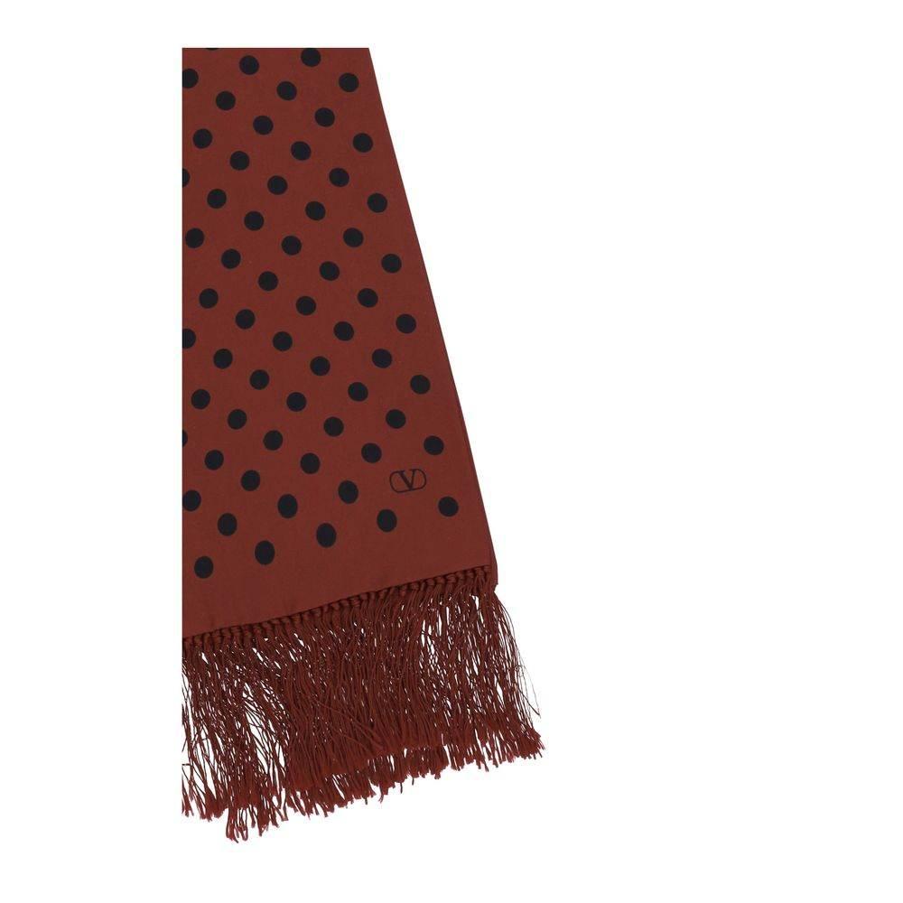 Valentino Garavani Polka-dot pattern Silk Scarf - Hilstor