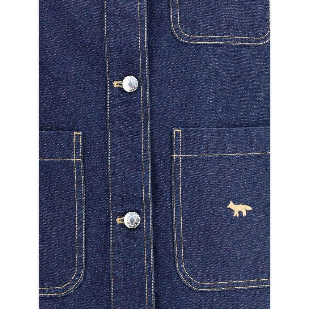 Maison Kitsuné Workwear Denim Jacket - Hilstor