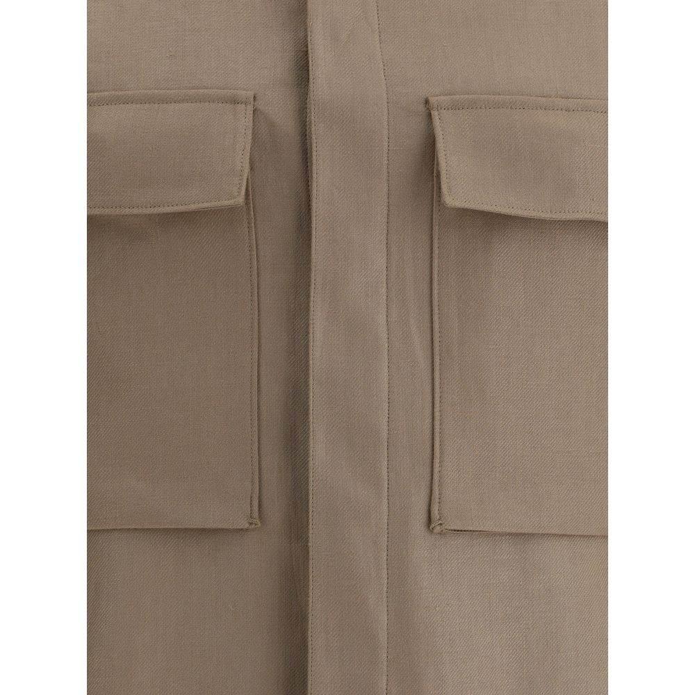 ZEGNA Linen Shirt Jacket - Hilstor