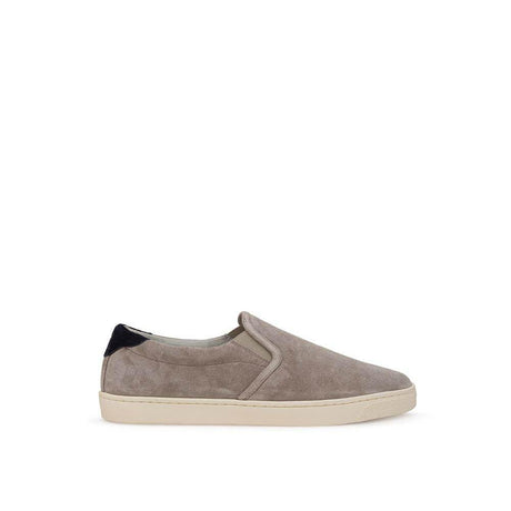 Brunello Cucinelli Beige Leather Sneaker - Hilstor