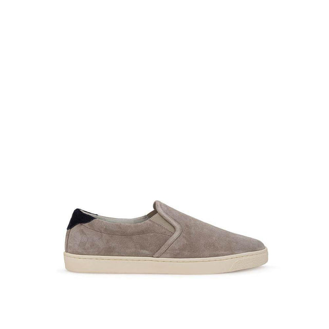 Brunello Cucinelli Beige Leather Sneaker - Hilstor