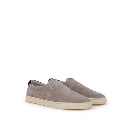 Brunello Cucinelli Beige Leather Sneaker - Hilstor