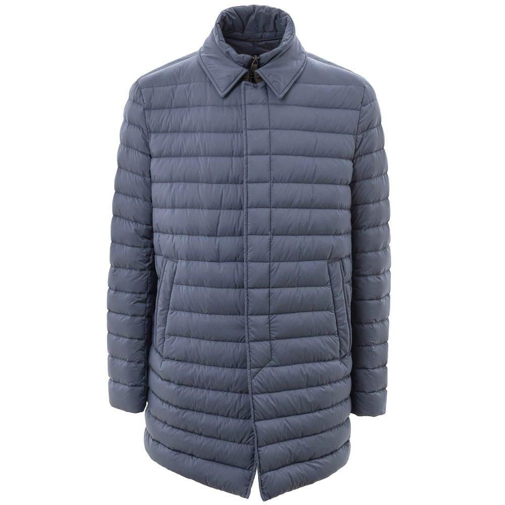 Herno Blue Polyester Jackets & Coat - Hilstor