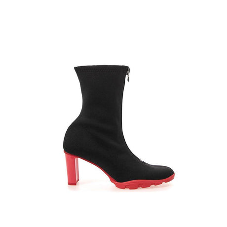 Alexander McQueen Black Neoprene Boot - Hilstor