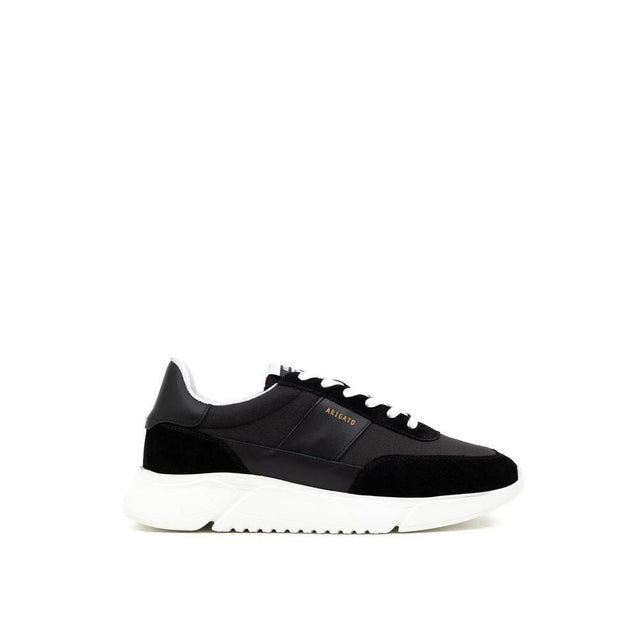 Axel Arigato Black And White Fabric And Leather Sneaker - Hilstor