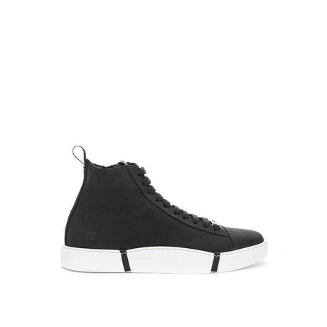 Roberto Cavalli Elegant Suede Sneakers in Chic Black - Hilstor
