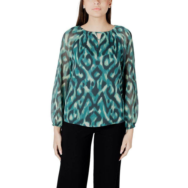 Street One Green Polyester Shirt - Hilstor