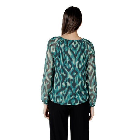 Street One Green Polyester Shirt - Hilstor