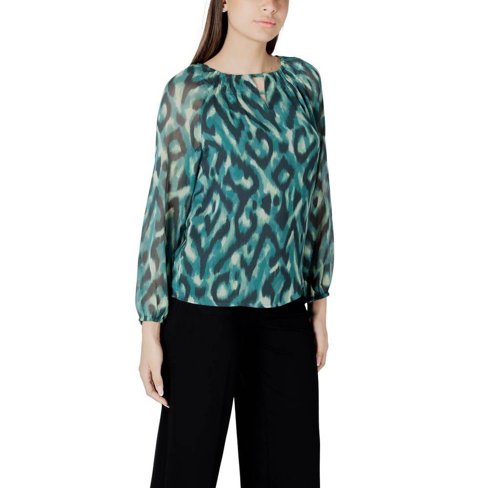 Street One Green Polyester Shirt - Hilstor