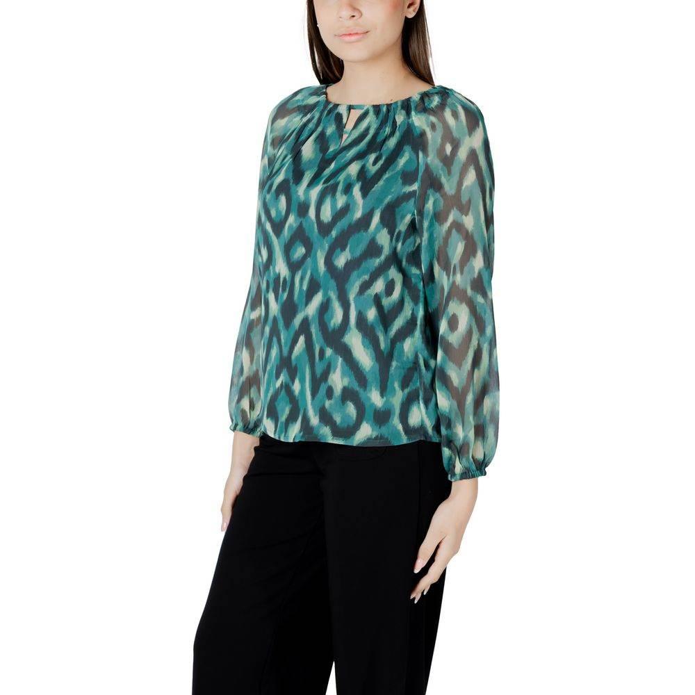 Street One Green Polyester Shirt - Hilstor