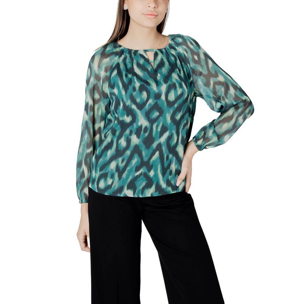 Street One Green Polyester Shirt - Hilstor