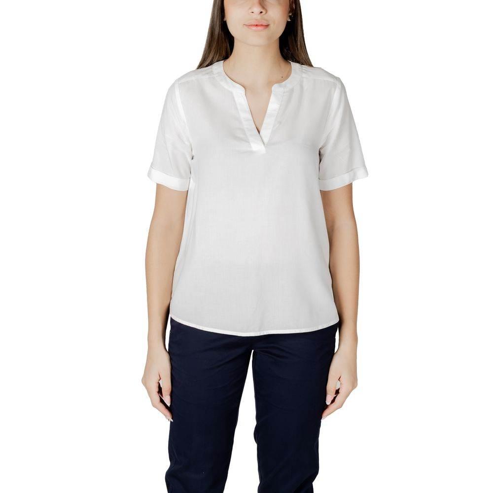 Street One White Viscose Shirt - Hilstor