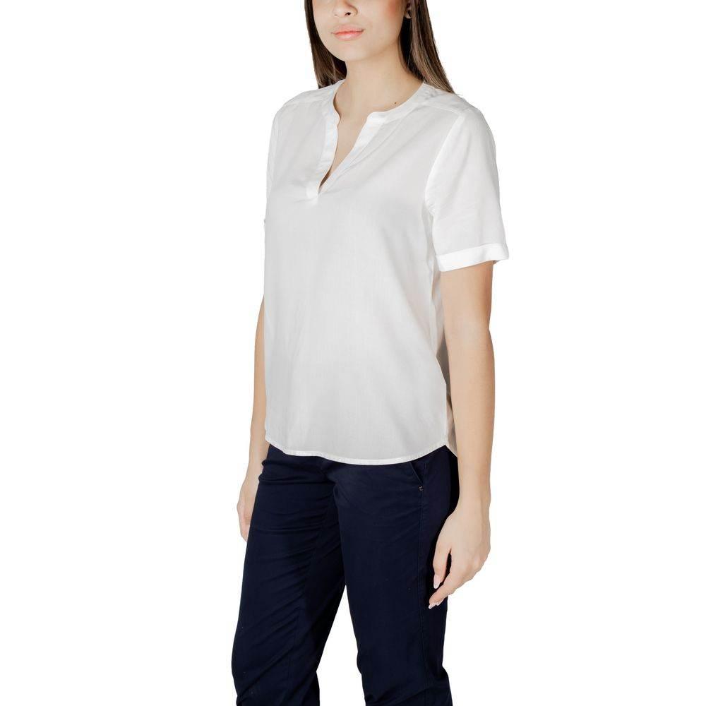 Street One White Viscose Shirt - Hilstor