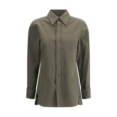 Saint Laurent Cotton and linen Shirt - Hilstor