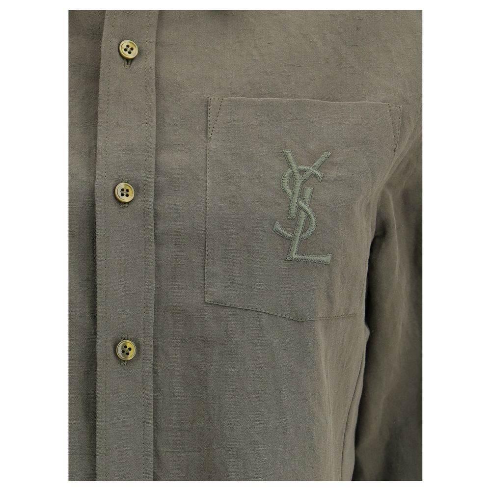Saint Laurent Cotton and linen Shirt - Hilstor