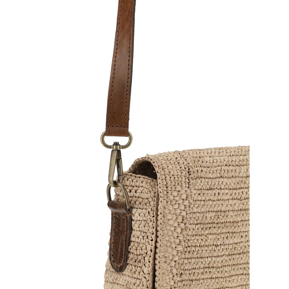 Ibeliv Tia Raffia Shoulder Bag