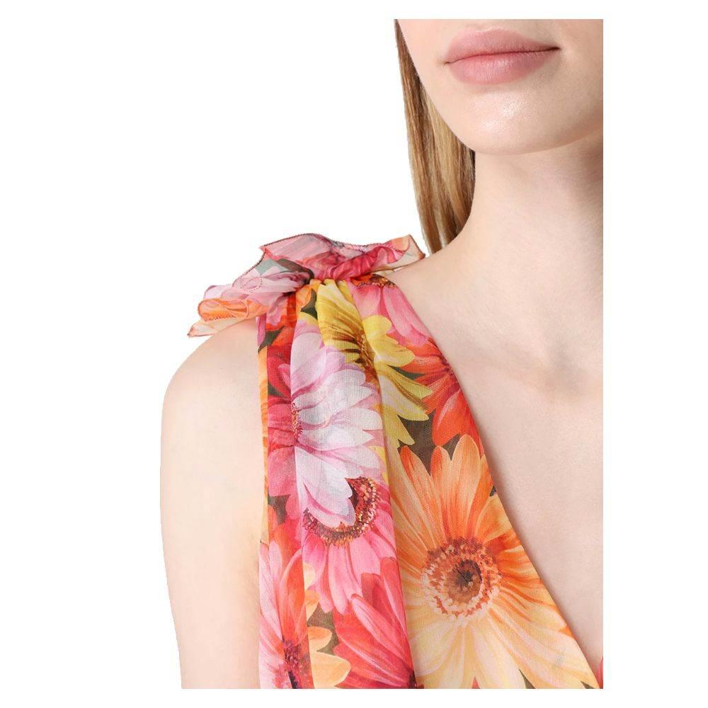 Dolce & Gabbana Multicolor Silk Dress - Hilstor