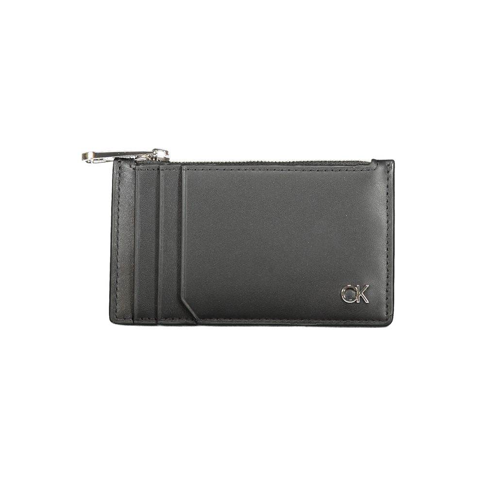 Calvin Klein Black Leather Wallet - Hilstor