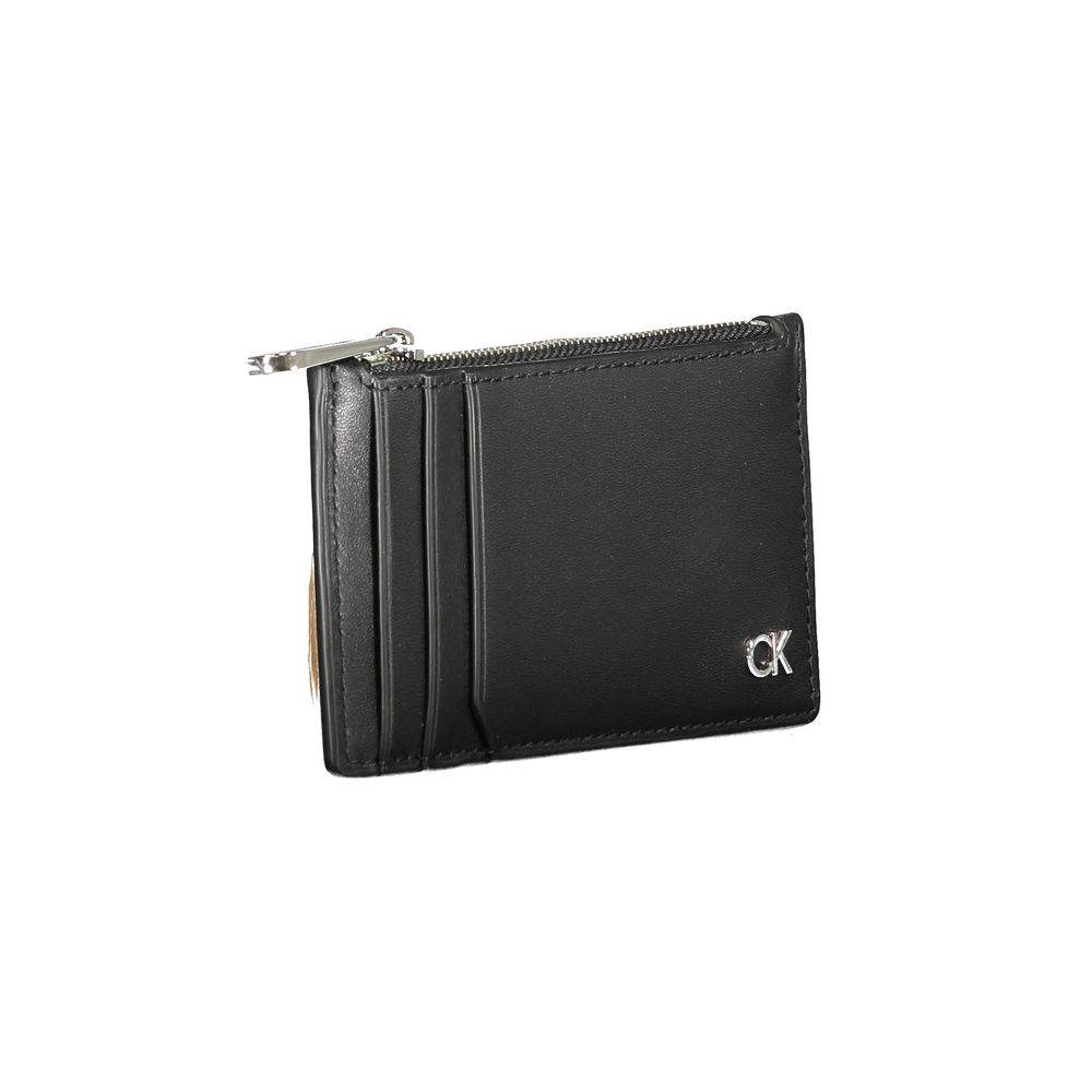 Calvin Klein Black Leather Wallet - Hilstor