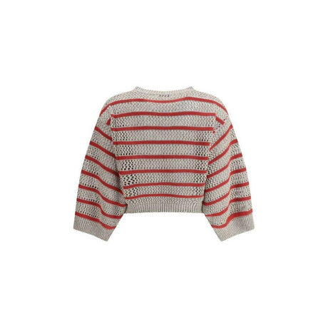 Brunello Cucinelli Sweater in perforated knit - Hilstor