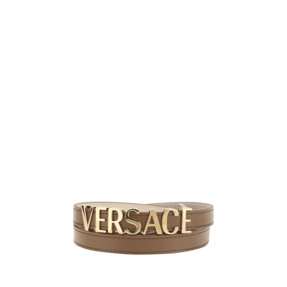 Versace bælte med logo i bogstaver