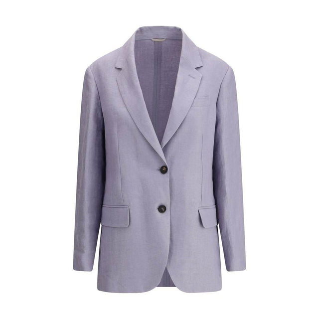 Brunello Cucinelli Hemp Blazer Jacket - Hilstor