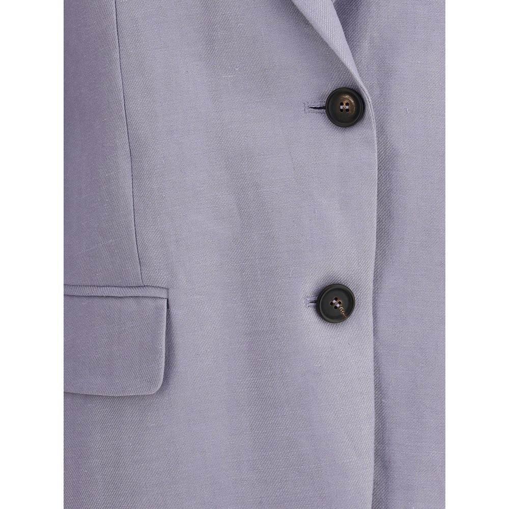 Brunello Cucinelli Hemp Blazer Jacket - Hilstor