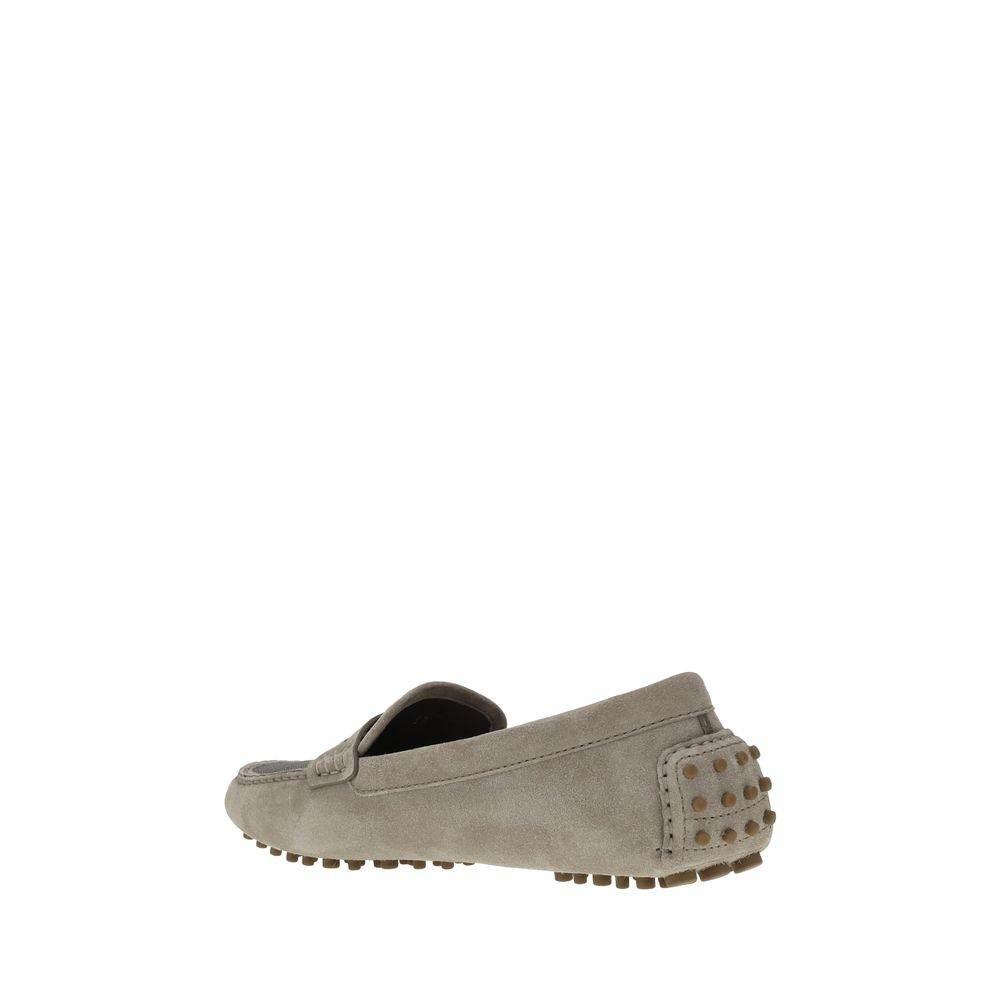 Brunello Cucinelli Suede Leather Loafers - Hilstor