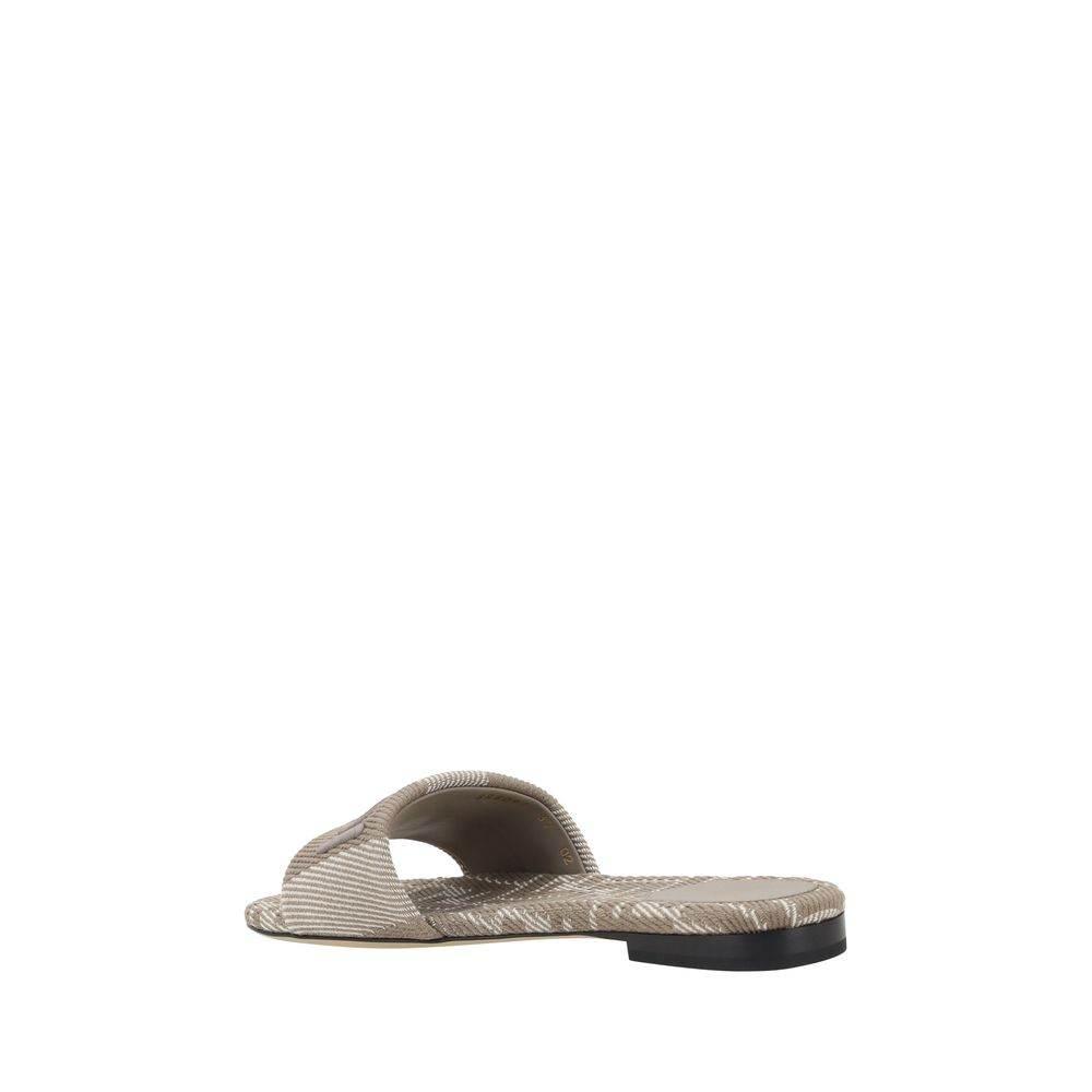 Fendi FF embroidery Sandals - Hilstor