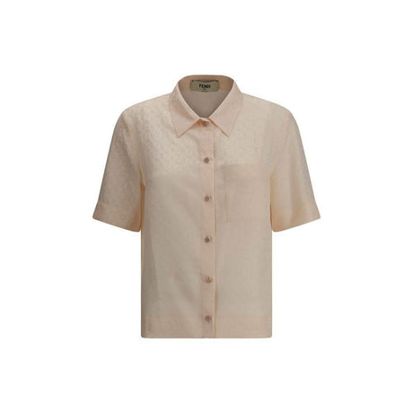 Fendi FF pattern Silk Shirt - Hilstor